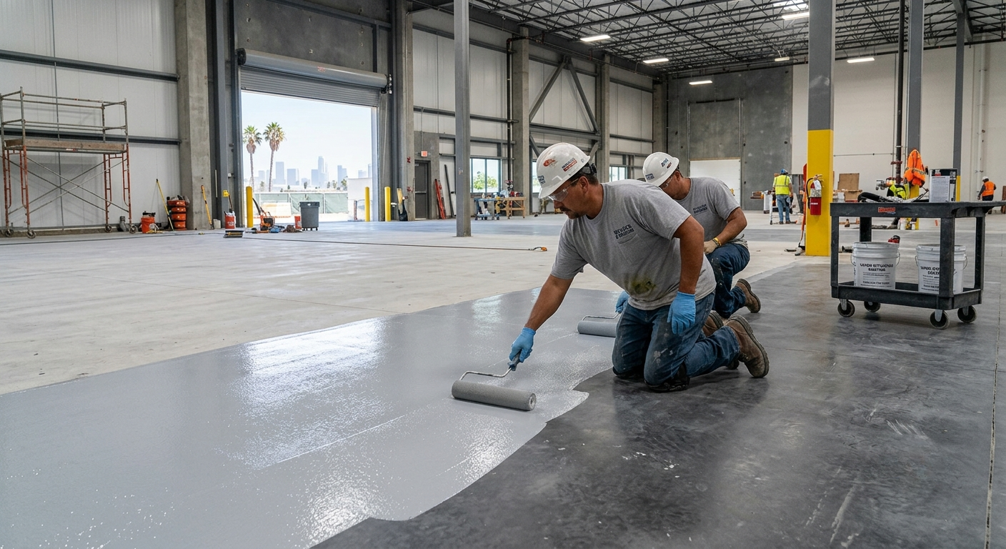 Commercial Concrete Vapor Mitigation