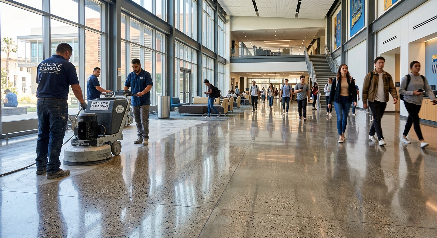 Concrete Polishing Systems for Commercial and Institutional Facilities